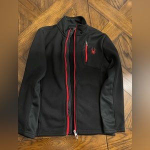 Spyder Black jacket Boys M (10-12)